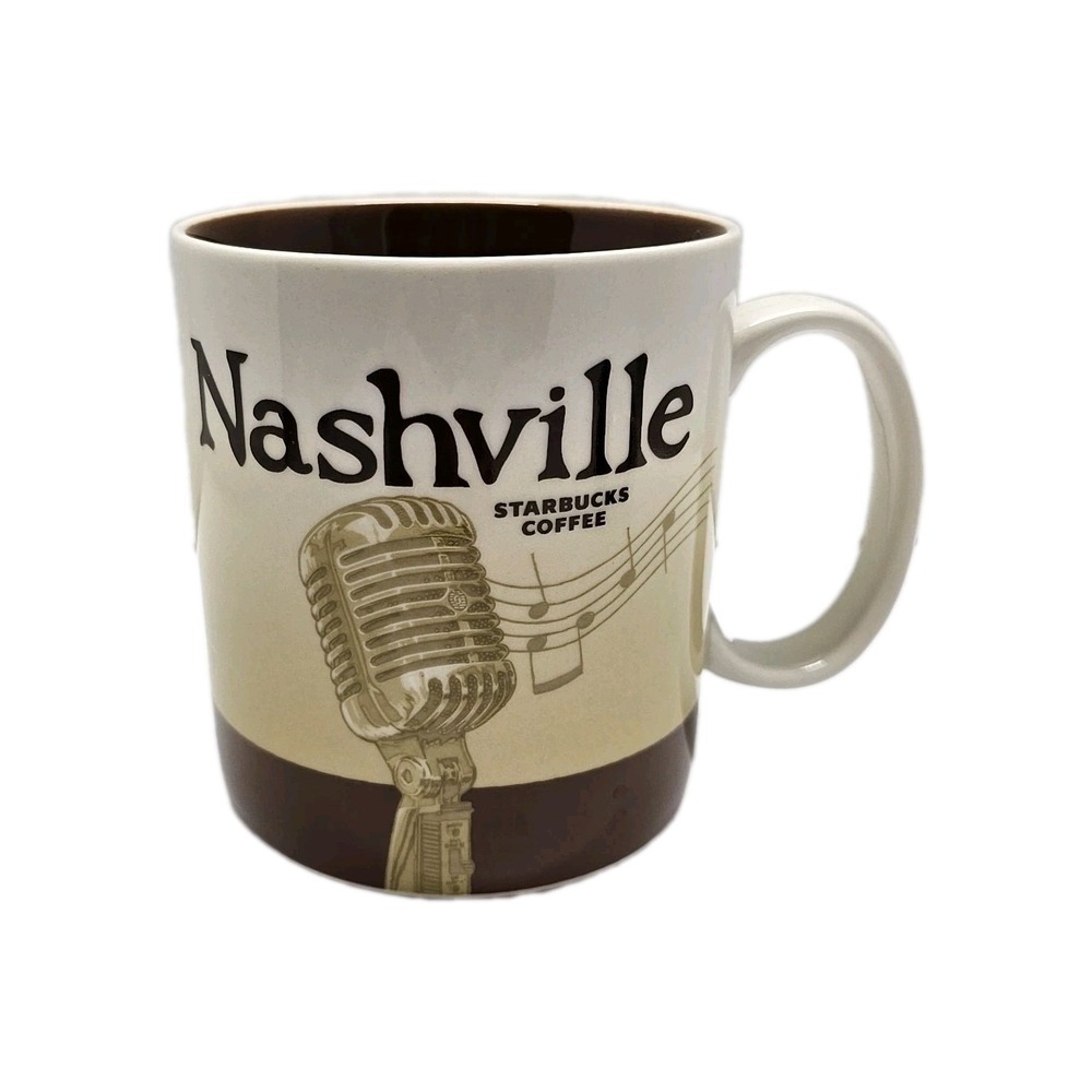 Starbucks Nashville TN Tennessee Global Icon Collector Series Mug Cup 16oz